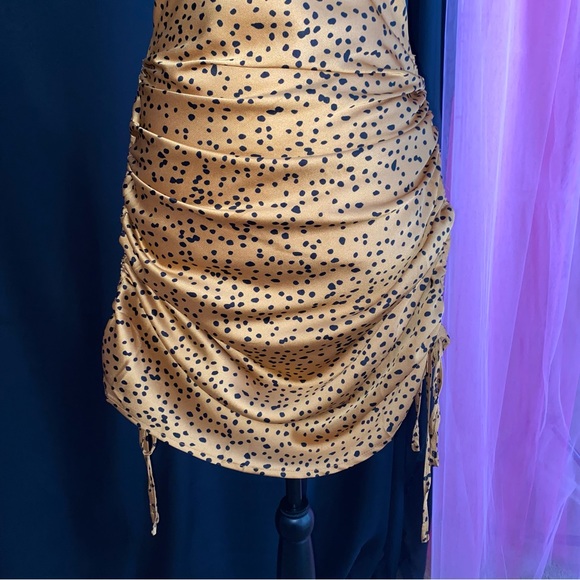 Nyla Cheetah Inspired adjustable Dress - Picture 12 of 13
